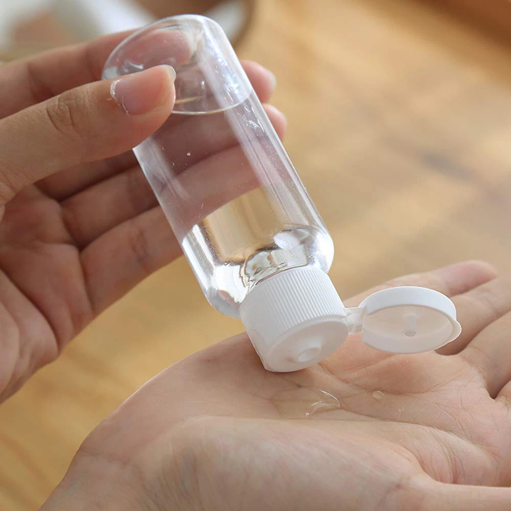 flip top cap with squeeze bottle