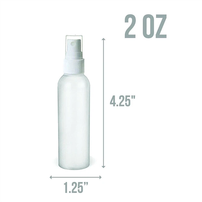 2 oz plastic bottles with lids