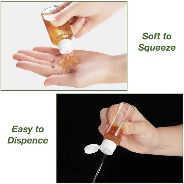 30ml flip top plastic bottles
